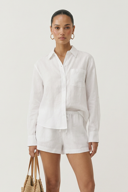 Coastal Breeze Linen Shirt