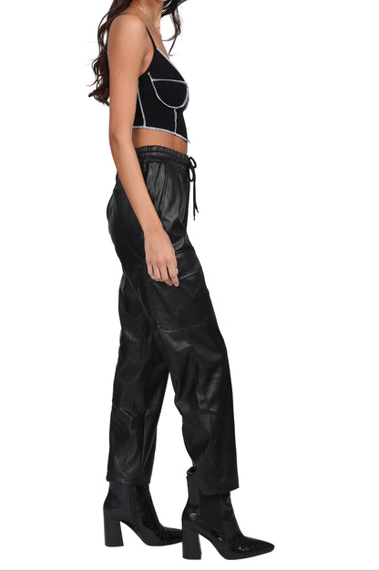 Contrast Handkerchief Top