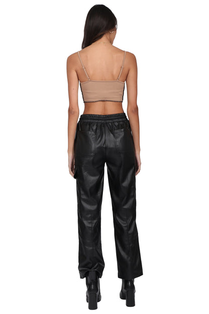 Contrast Handkerchief Top