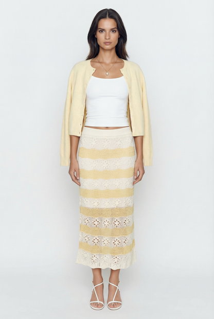 Daisy Baby Crochet Knit Skirt