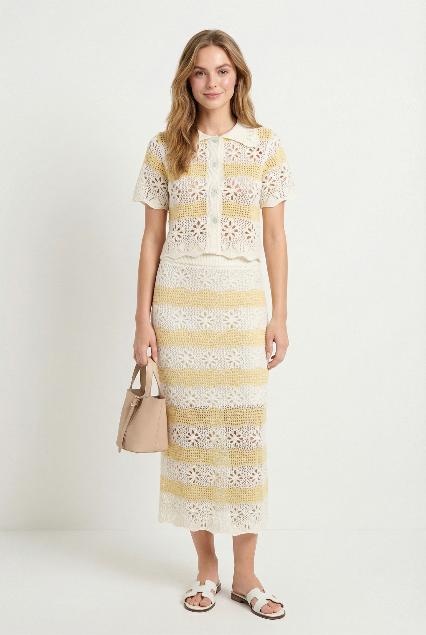 Daisy Baby Crochet Knit Top