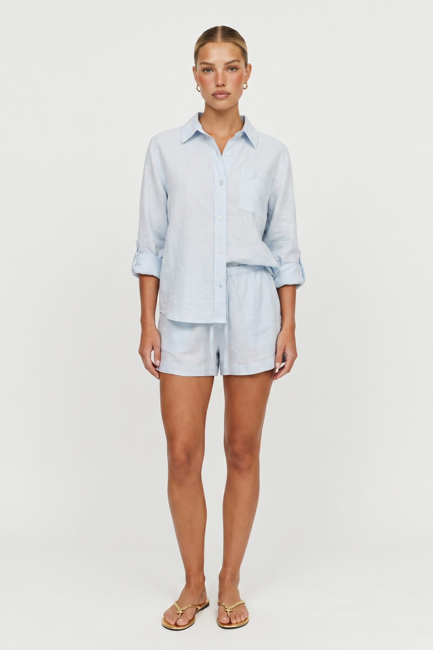 Daylight Linen Drawstring Short