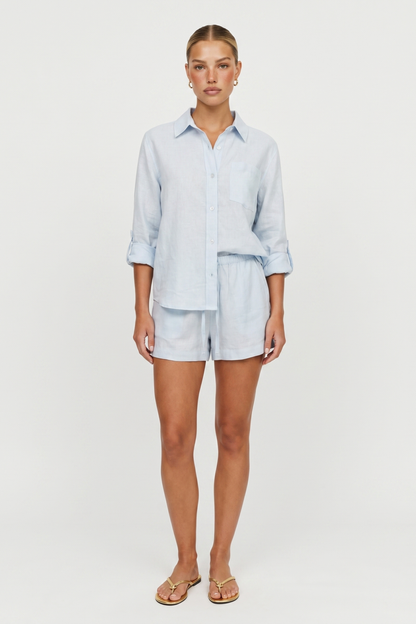 Daylight Linen Drawstring Short