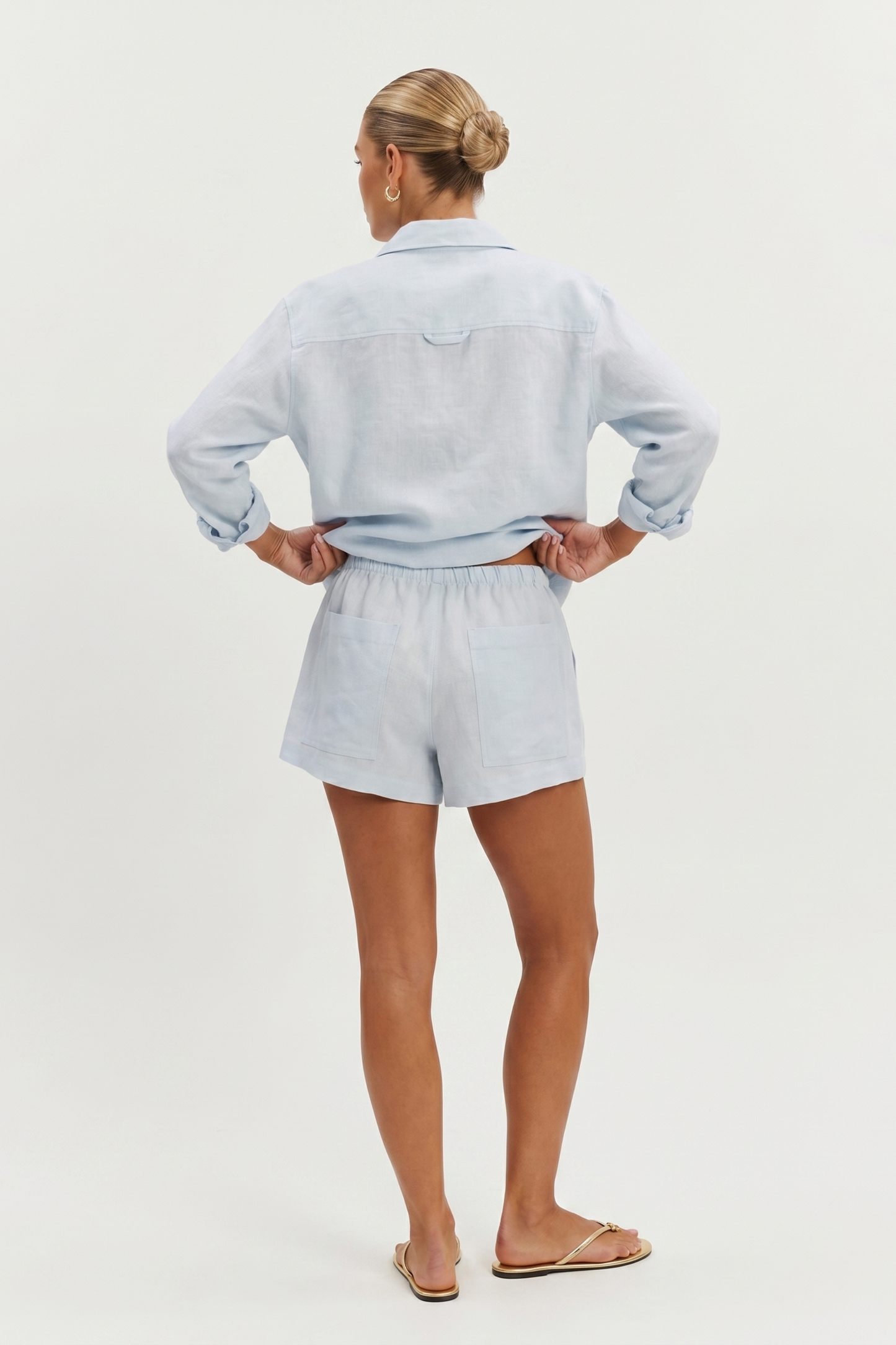 Daylight Linen Drawstring Short