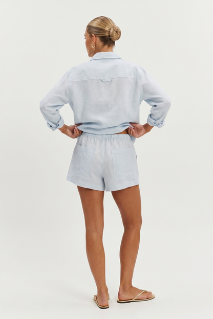 Daylight Linen Drawstring Short