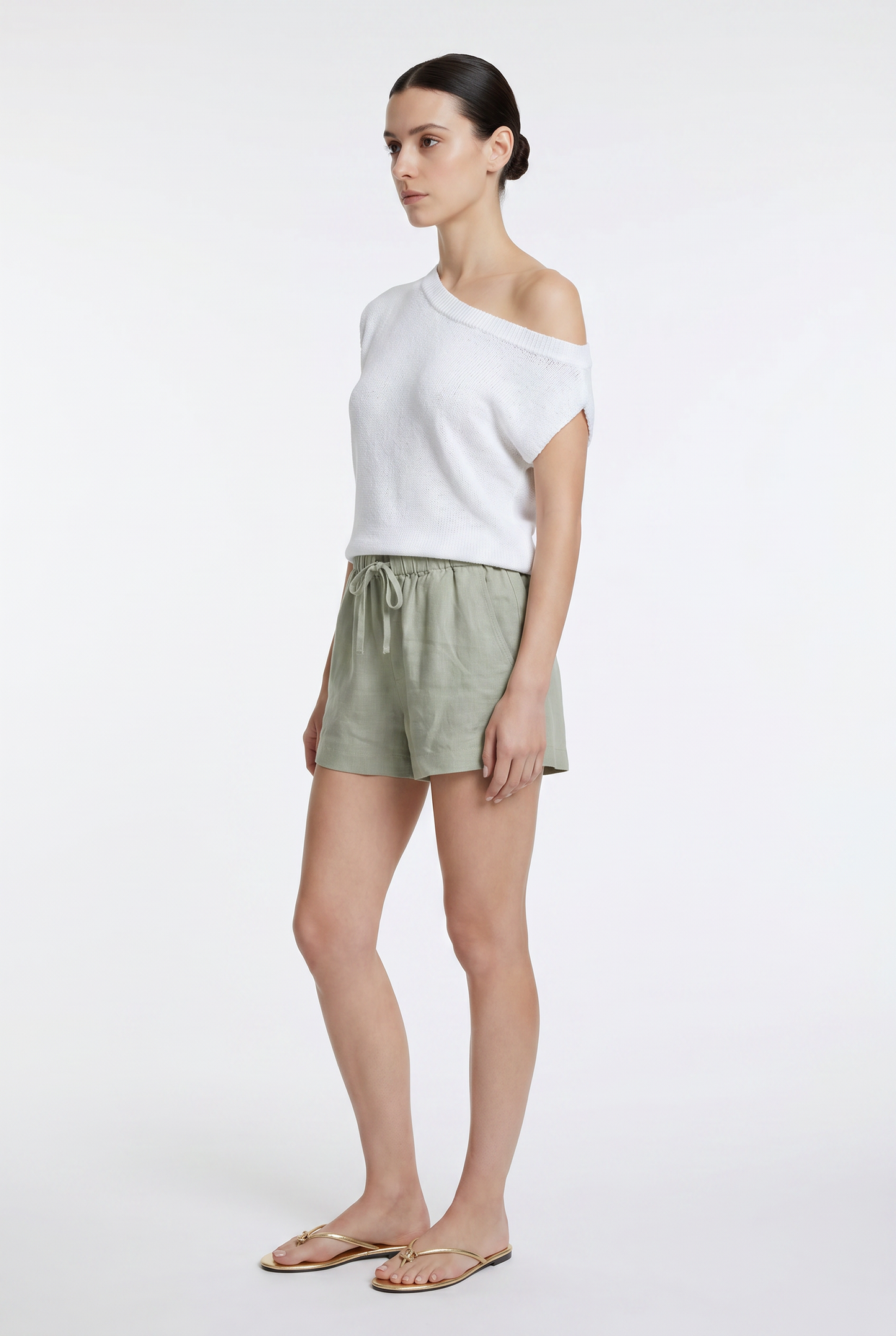 Daylight Linen Drawstring Short