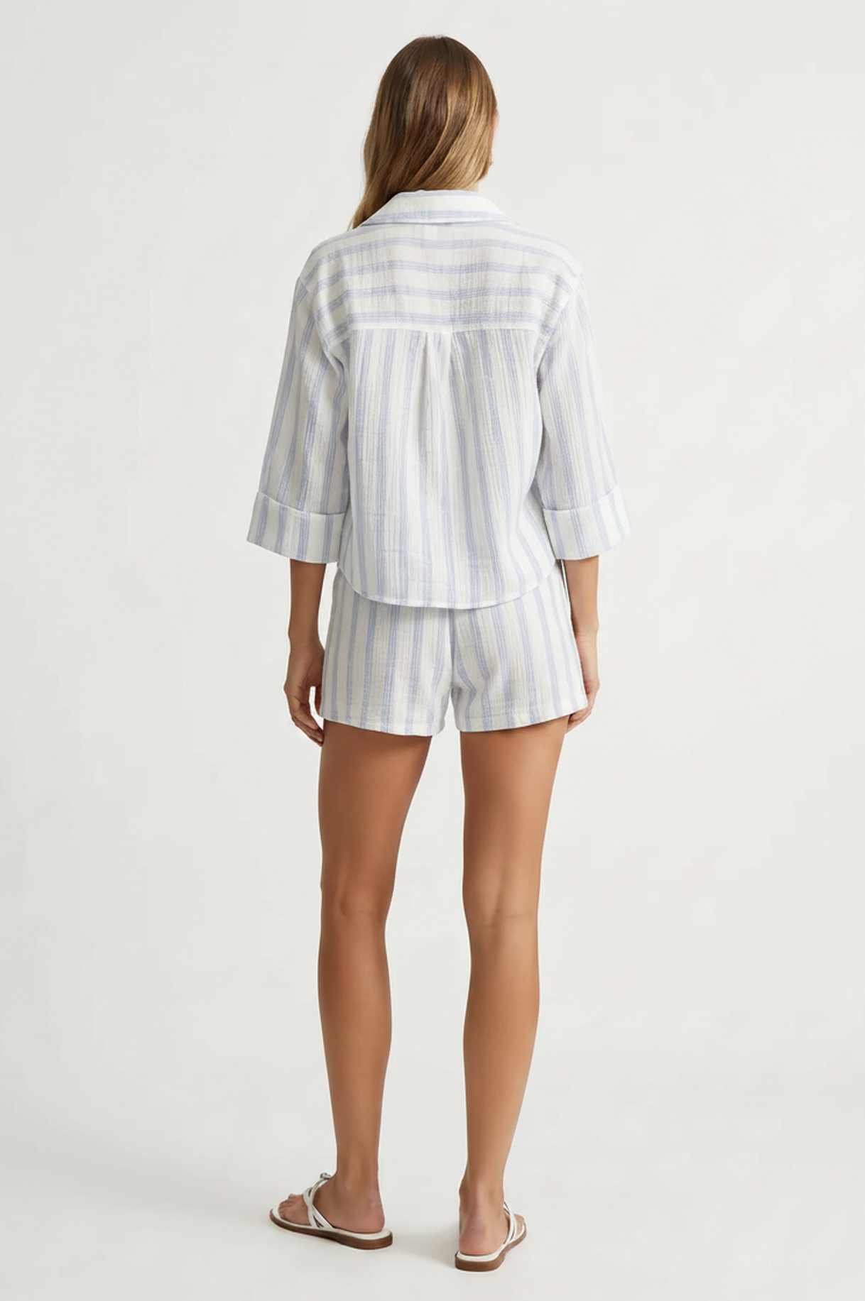 Daylight Striped Airy Short