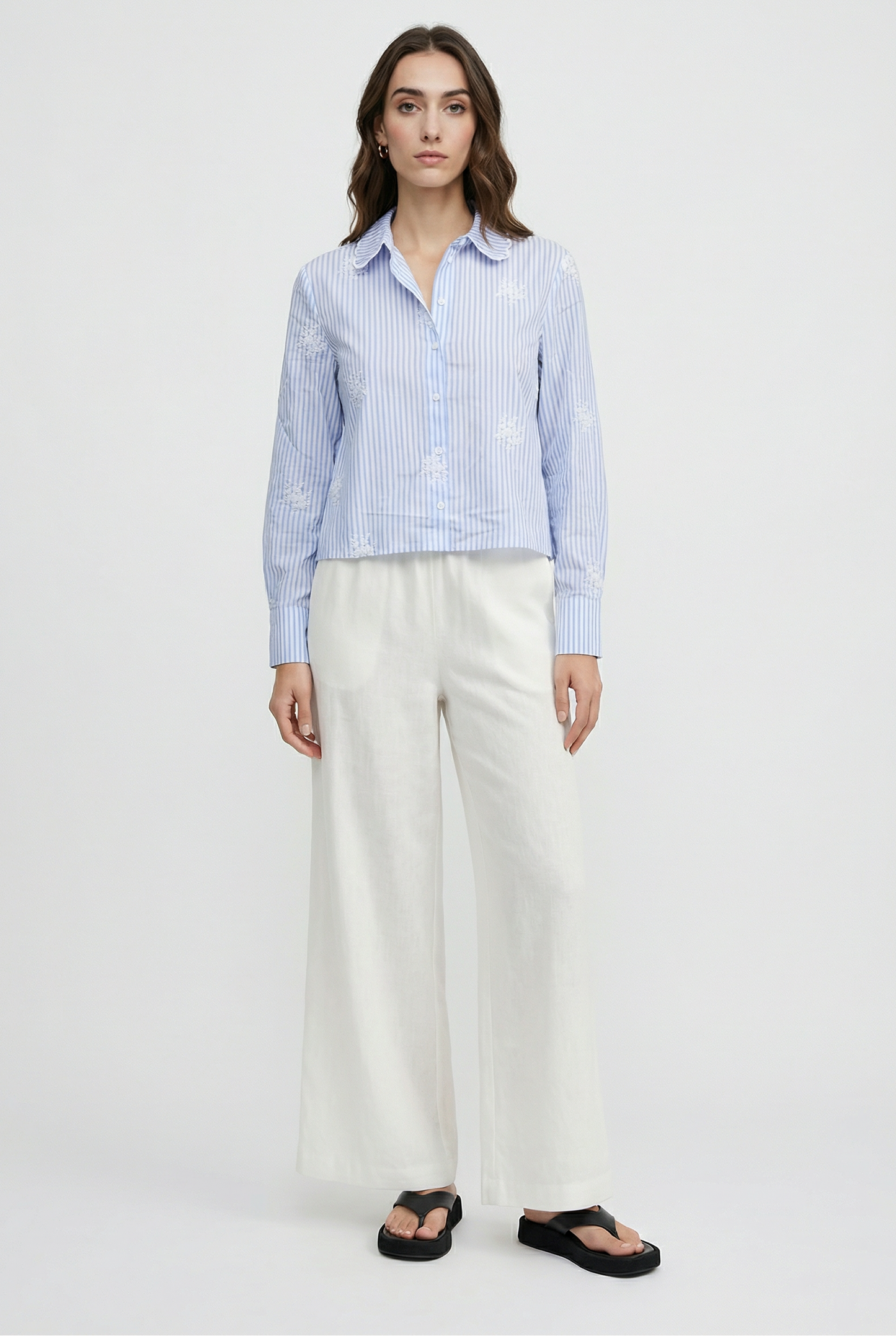 Deb Embroidered Button Down