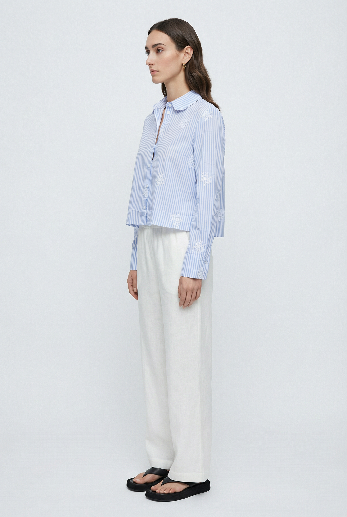 Deb Embroidered Button Down