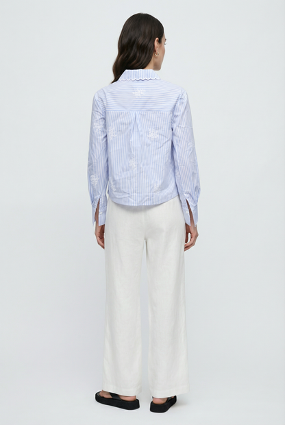 Deb Embroidered Button Down