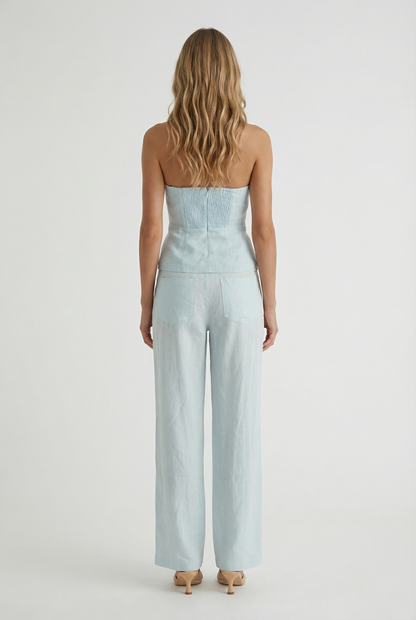 Dune Road Linen Halter Top