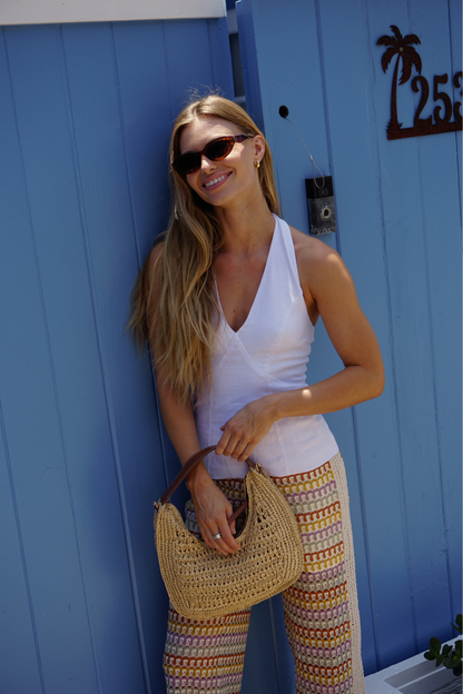 Dune Road Linen Halter Top