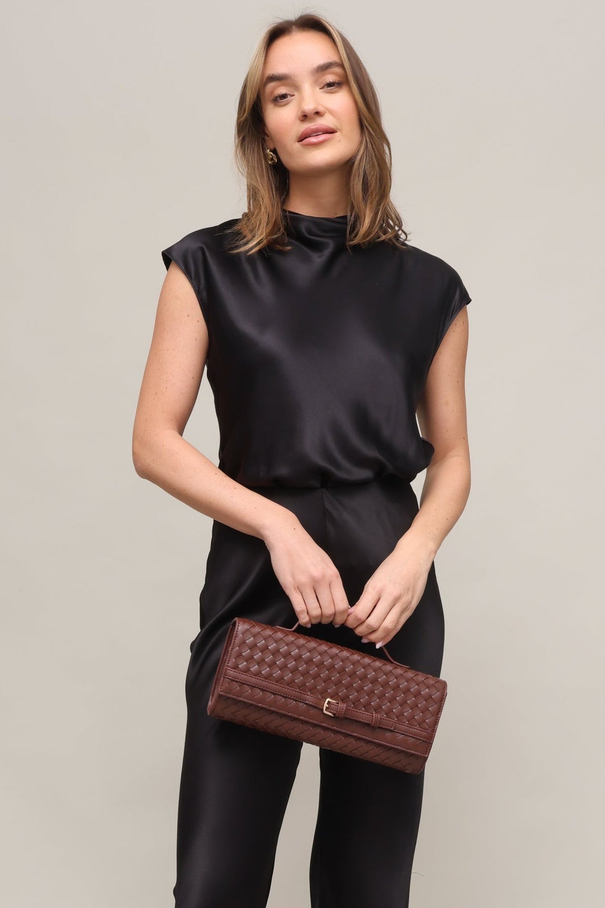 Emerson Woven Clutch