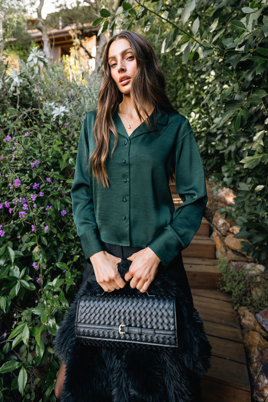 Emerson Woven Clutch