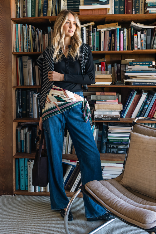 Equestrian Silk Blend Scarf