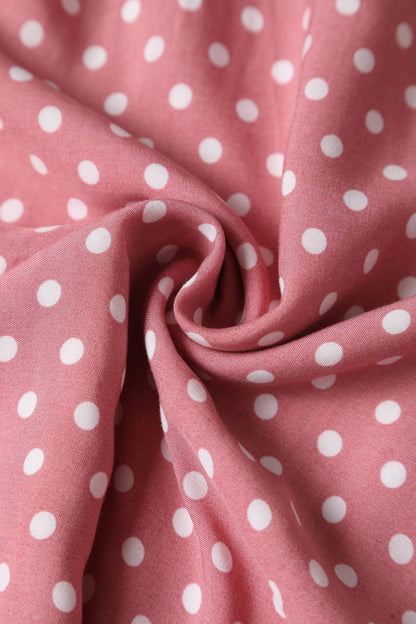 Poppy Pink Polka Dot Shirt Dress