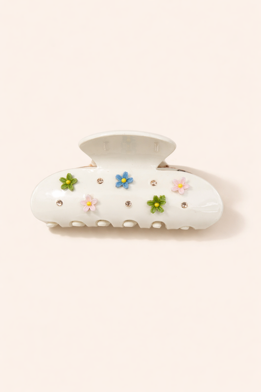 Fay Multi Flower Hair Clip
