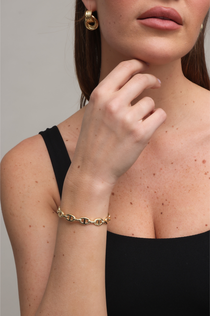 Gloria Open Link Cuff Bracelet