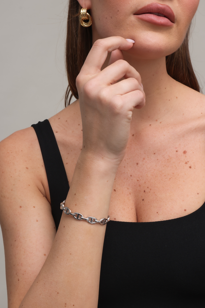 Gloria Open Link Cuff Bracelet