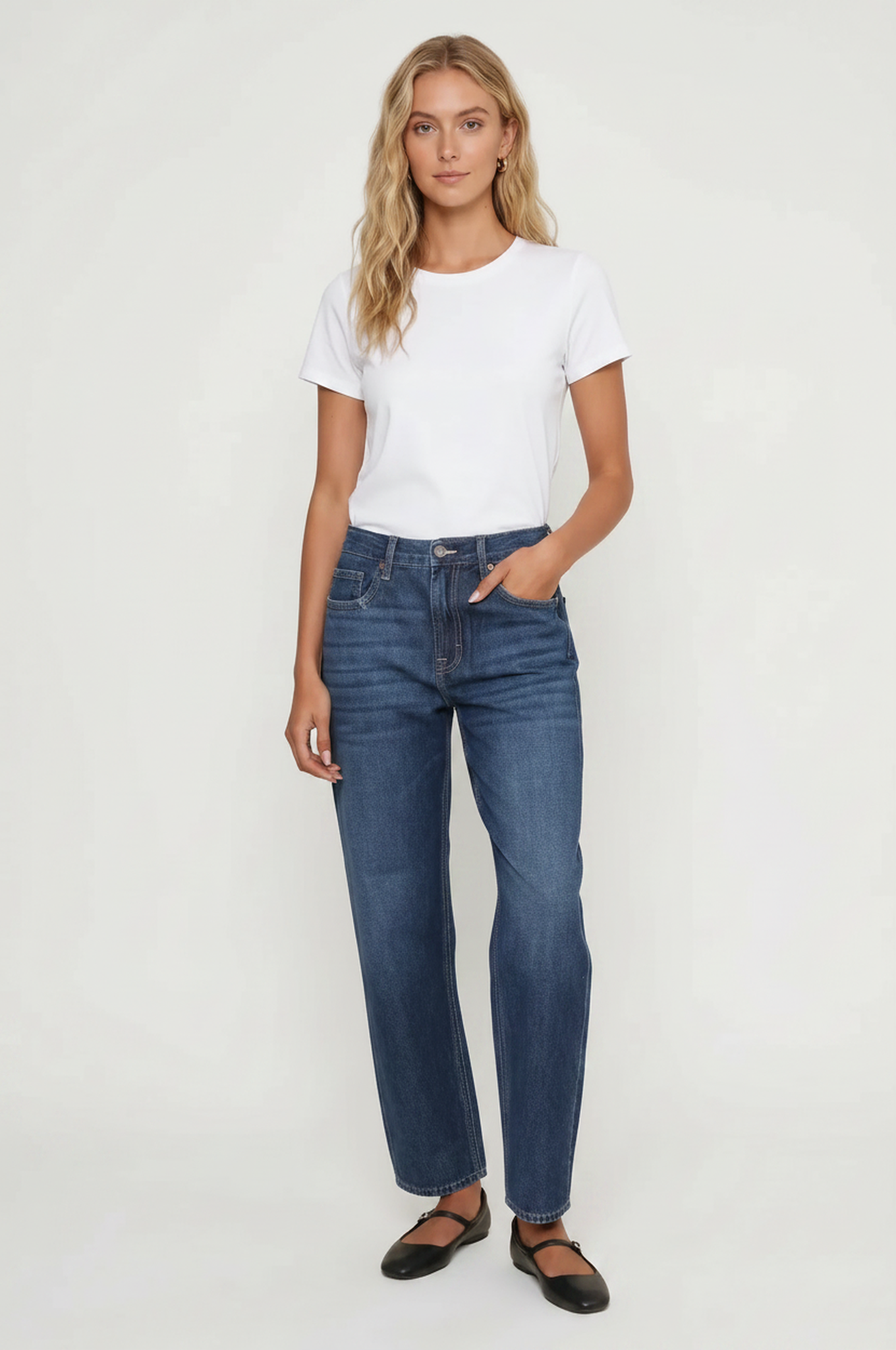 Hailey Relaxed Boyfriend Jean