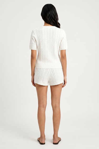 Hampton Cable Knit Top