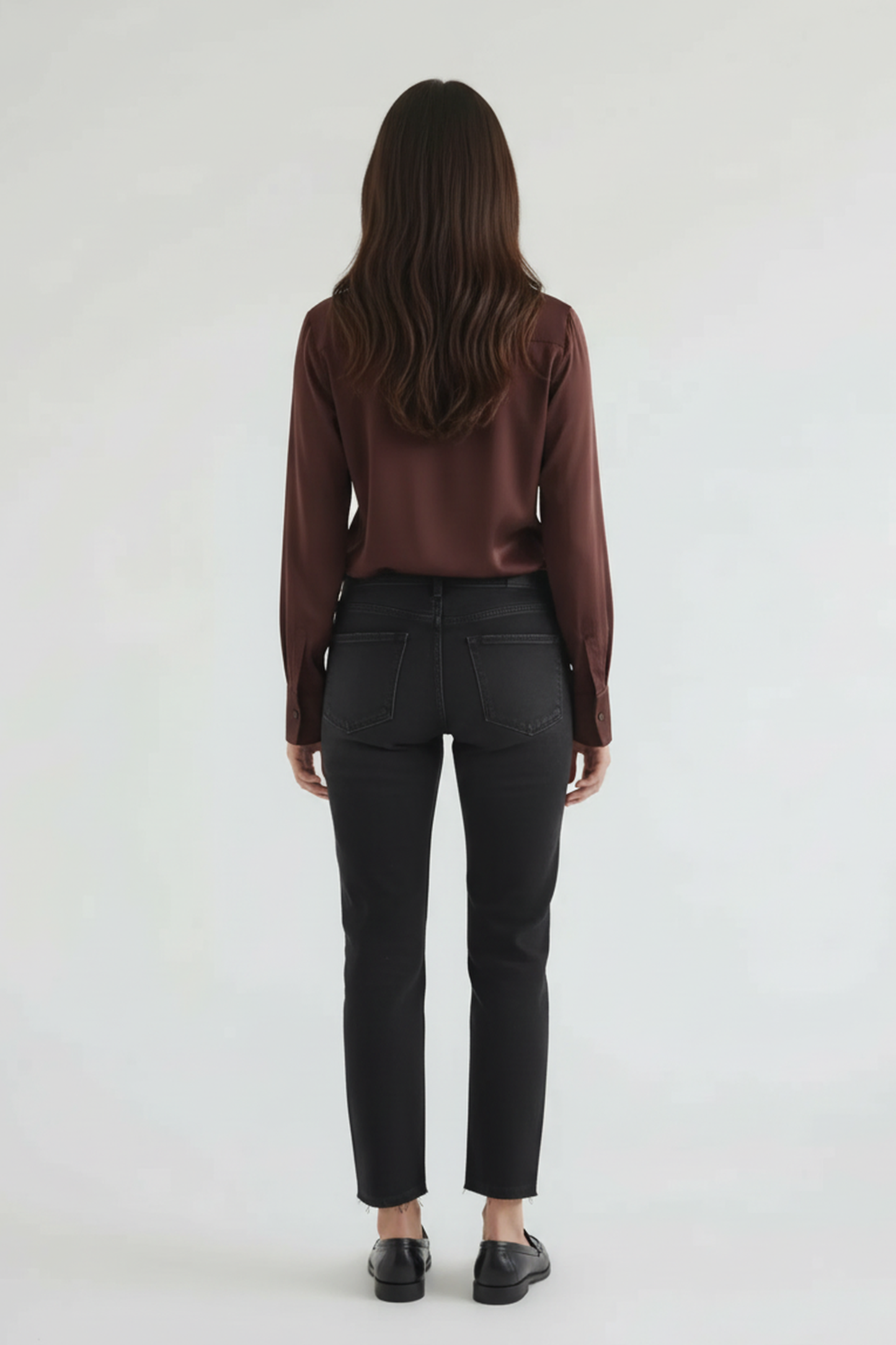 High Low Satin Shirt