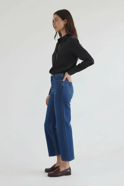 High Low Satin Shirt