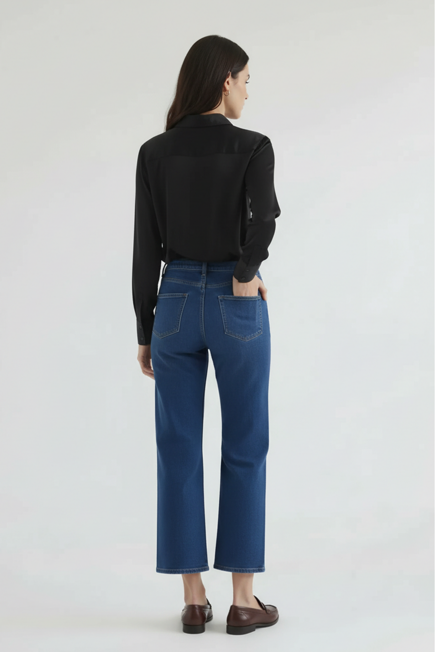 High Low Satin Shirt