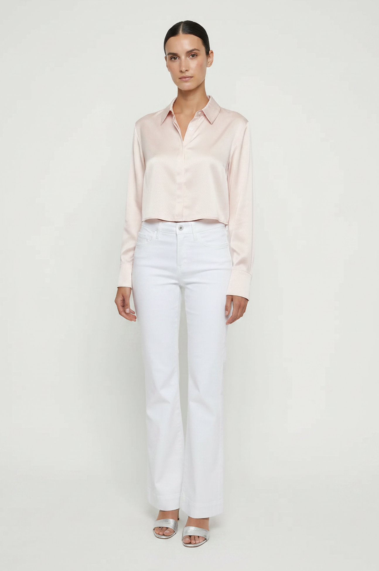 High Low Satin Shirt