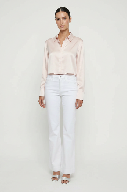 High Low Satin Shirt