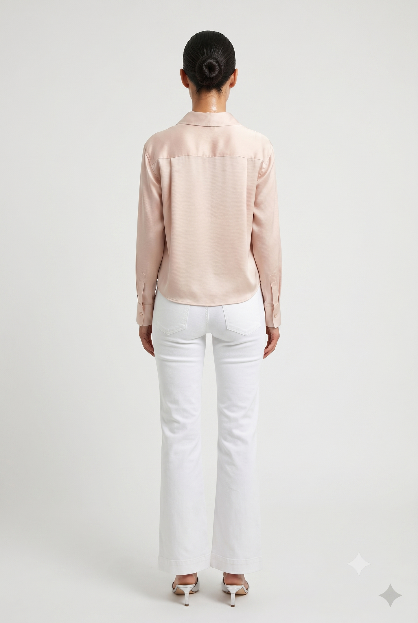 High Low Satin Shirt