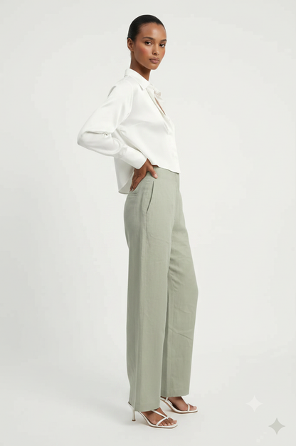 High Low Satin Shirt