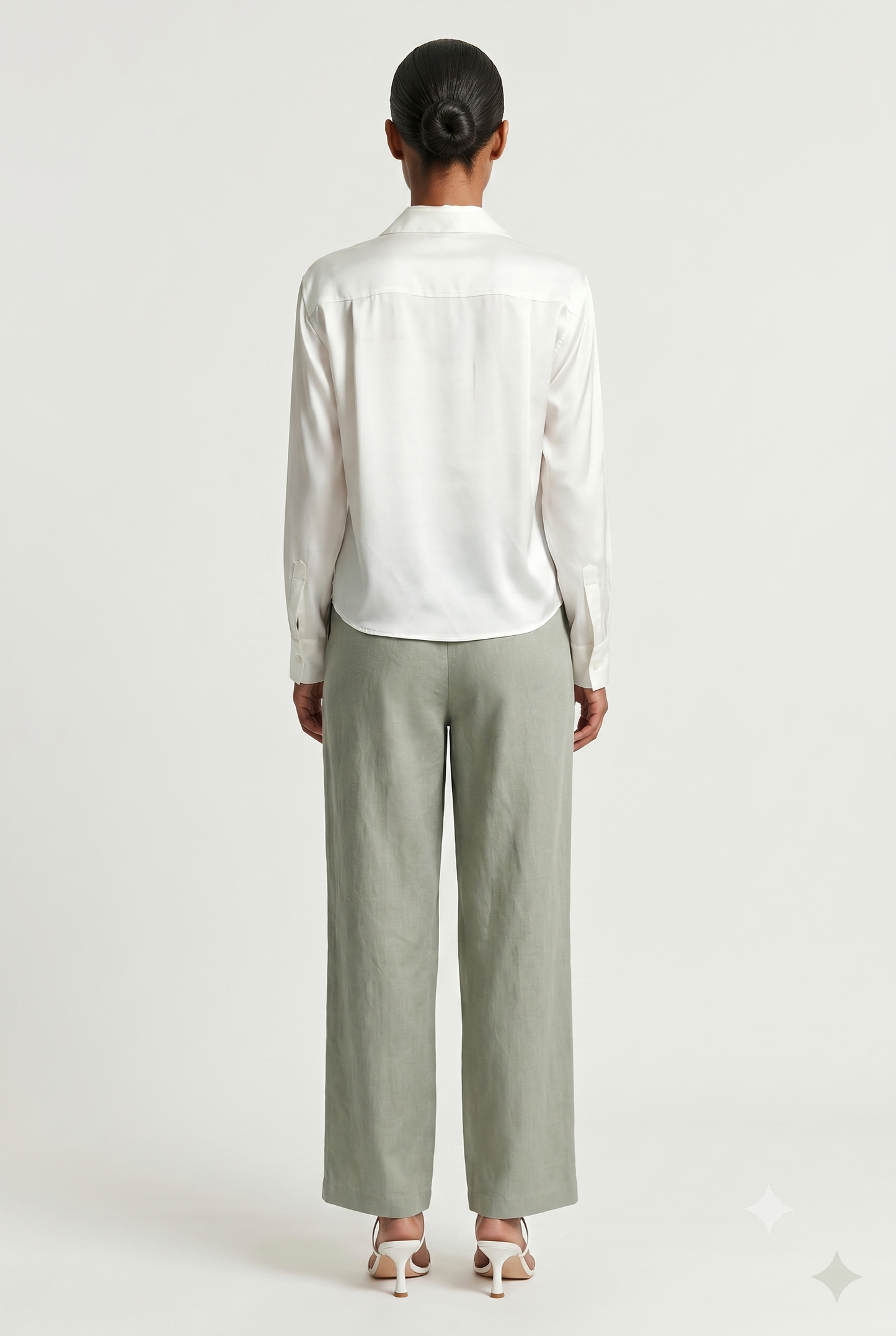 High Low Satin Shirt