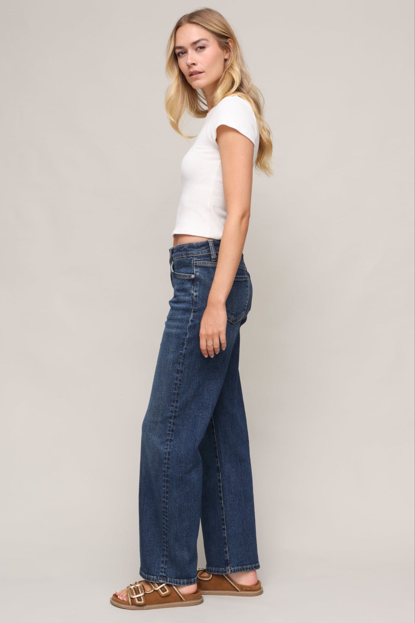 High Rise Loose Fit Straight