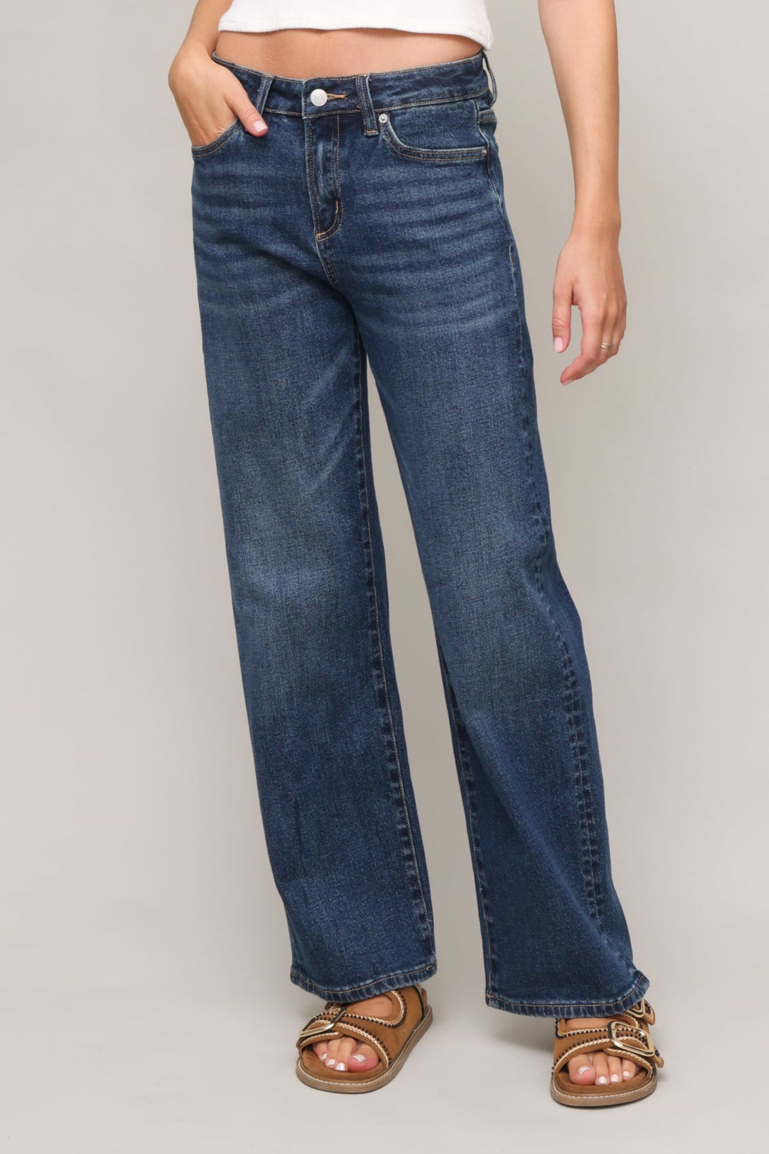 High Rise Loose Fit Straight