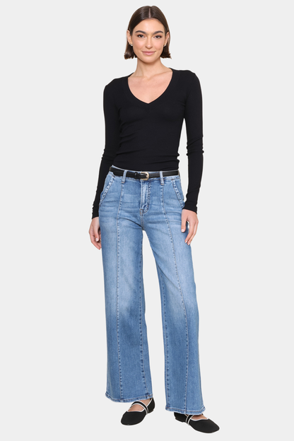 High Rise Wide Leg