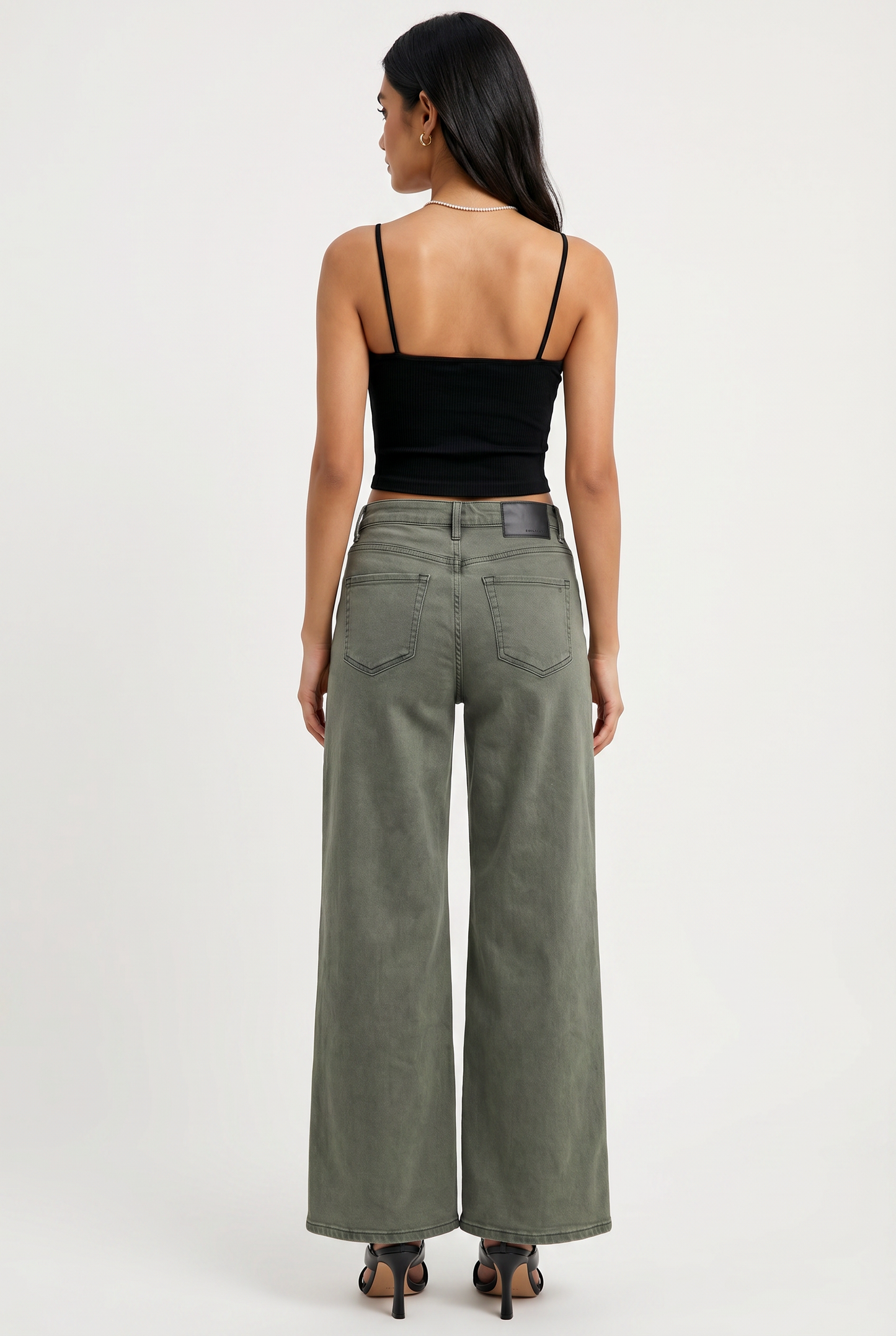 High Rise Wide Leg Vintage Wash