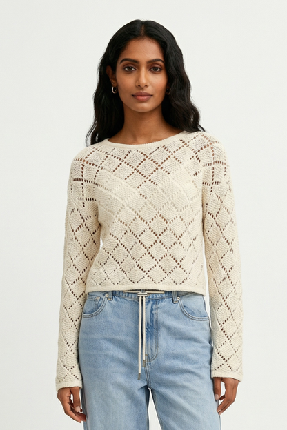 Hullen Crochet Sweater