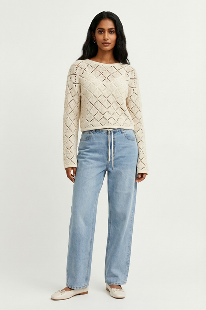 Hullen Crochet Sweater