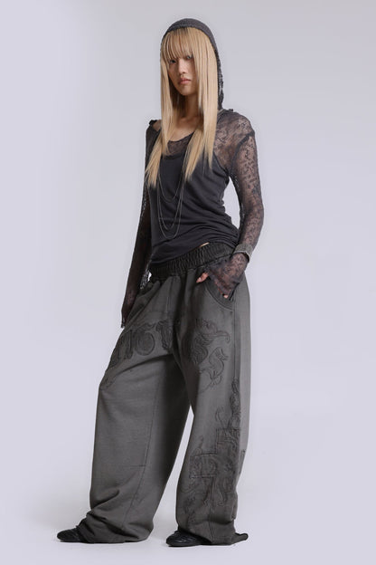 Faithless Applique Monster Joggers