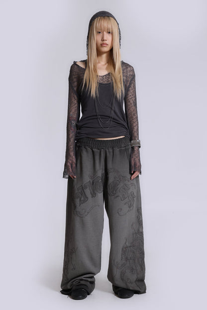 Faithless Applique Monster Joggers