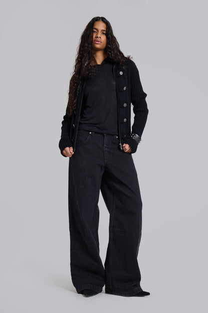 Hooded Military Knit Jumper