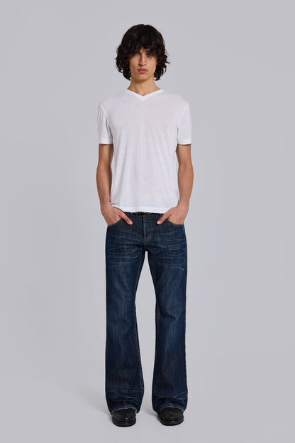 Linen V-Neck T-Shirt