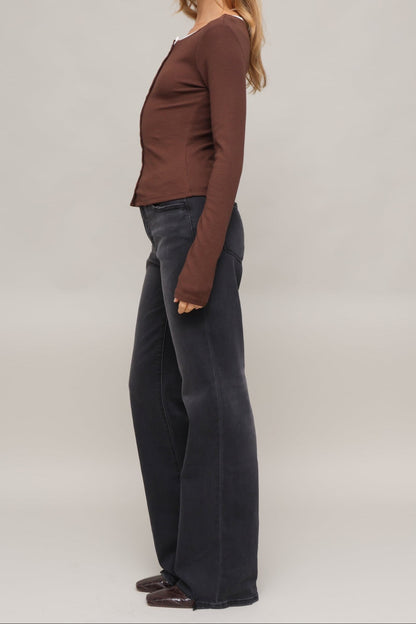 Julia Button Down L/s Top