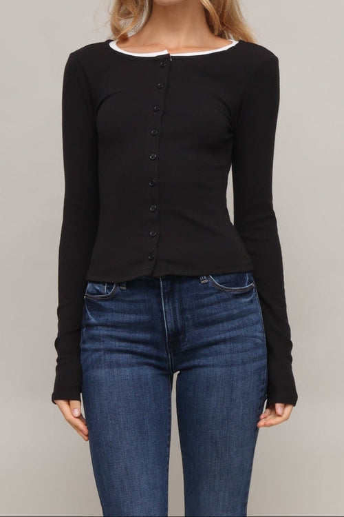 Julia Button Down L/s Top