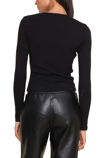 Kitt Blondie Long Sleeve V Neck
