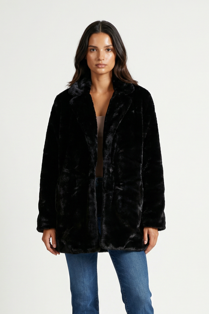 La Muse Faux Fur Coat