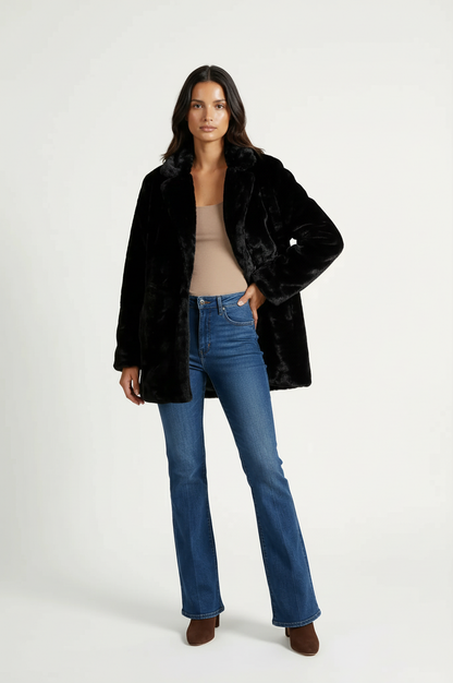 La Muse Faux Fur Coat