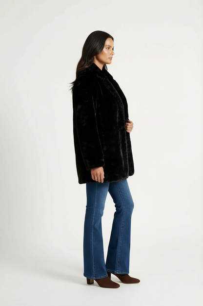 La Muse Faux Fur Coat