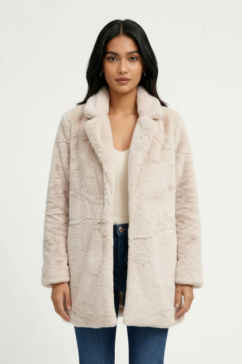 La Muse Faux Fur Coat